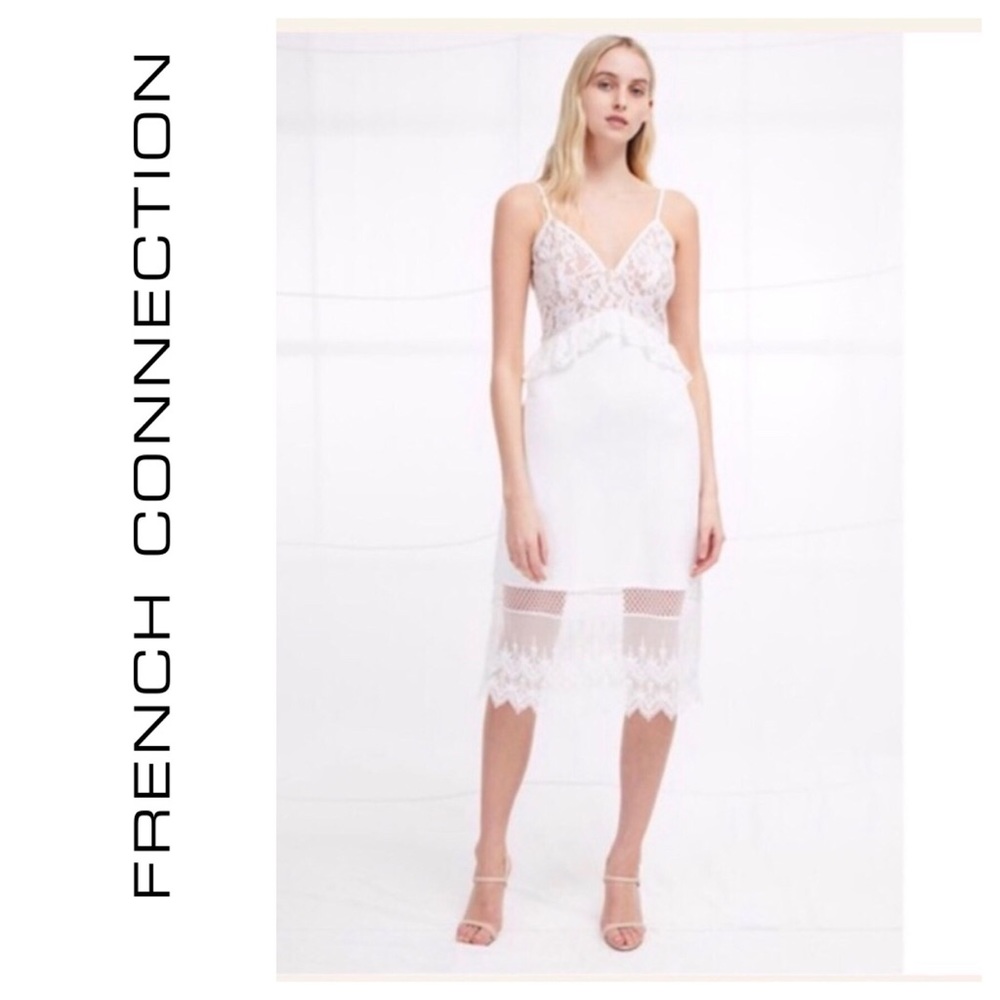🌺NWT French Connection Strappy Lace Dress🌺